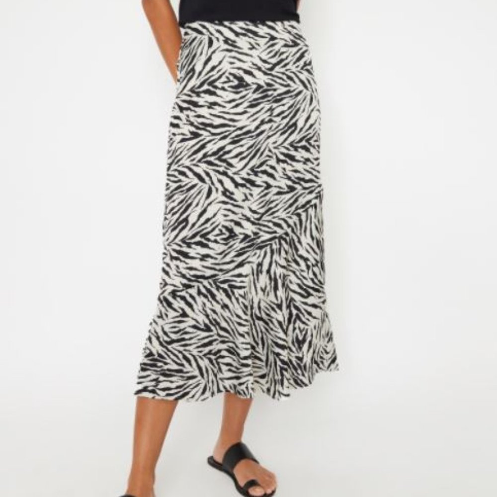 Theory Zebra Slip Skirt